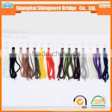 Shopping Knitting Wool Yarn China Factory Best Selling Worsted Solid Dyed 100% Wool Roving Yarn With Oeko-tex Quality photo-6