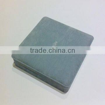 Charcoal Gray Velvet Jewelry Set Box Necklace Box photo-3