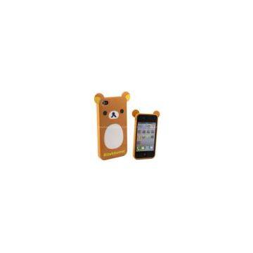 Relax Rilakkuma Bear Skin Cover Case For IPhone 4