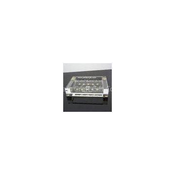 Customized Durable Grinding Perspex Soap Holder / Acrylic Product Display