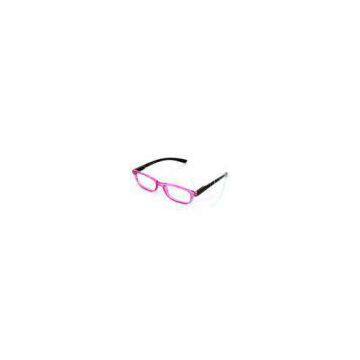 Rectangular PC Polycarbonate Eyeglass Frames For Ladies For Decoration Frames Glasses , Pink / Red /