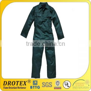 EN11612 proban fire resistant overall for working suit Cotton Fireproof Satety Coverall With Proban