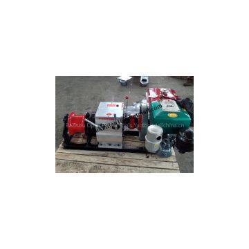 China Powered Winches, best factory Cable Winch,ENGINE WINCH