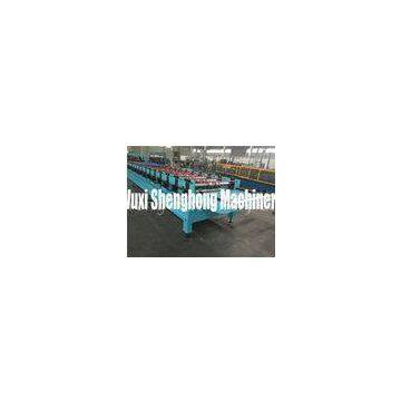 Colored Steel Self-locked Roofing Tile Machine with 0.6m Width Coil