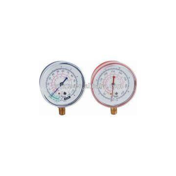63mm Screw Window Blue /Red Steel Case Freon Manometer