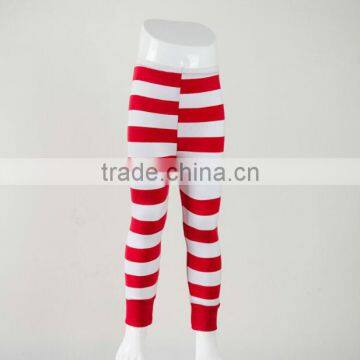 Wholesale Toddler kids Cute Spring boutique red and white Baby Girls Toddler Triple Pants