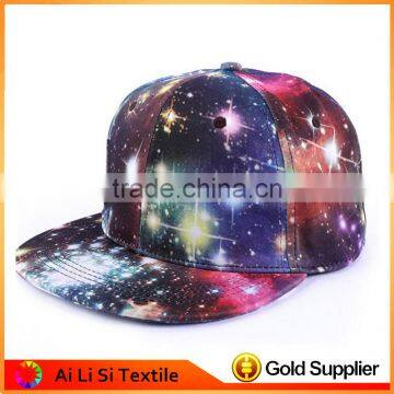 Top Quality 3D Printed Galaxy Cap Hats Hip Hop Galaxy Snapback Caps Snapback Hats