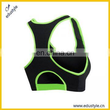 Oem Custom Women Gym Crop Top Blank Sport Fitness Bra photo-6