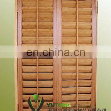 Bamboo louver windows shutters