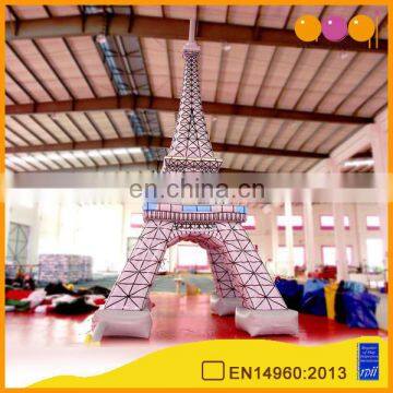 AOQI factory price advertising inflatable Eiffel tower model for sale