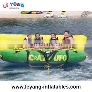 Inflatable Flying UFO / Crazy Sofa For Aquatic Park Games