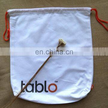 Cheap Cotton Solid Color Bunch of Pocket Custom Recycle Draw String Bag Advertised Shopping Bag Gift Bag photo-6