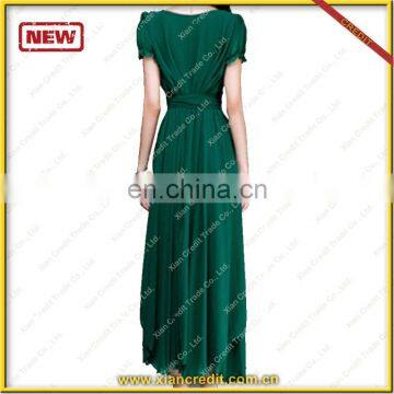 summer dress for slim lady with fashion belt