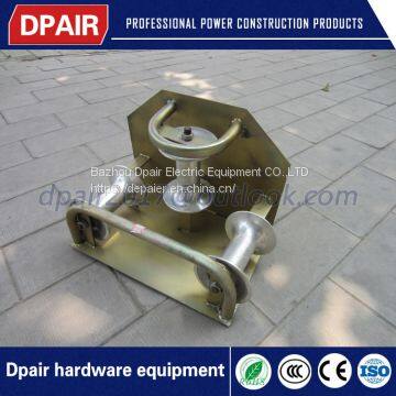 cable ground roller with metal fabrication