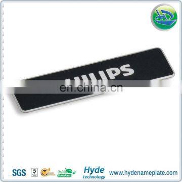 OEM Factory Cheap Square Metal Label Small Metal Logo Name Plate