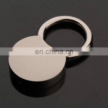 2016 hot sale spring metal round keychain/round keyring/round keyholder