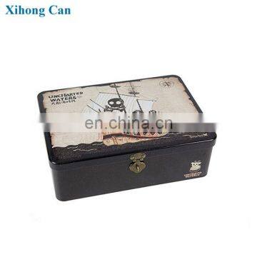 OEM design rectangular playing card tin boxes