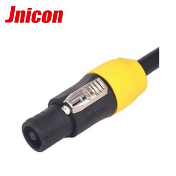 IP68 black outdoor industrial led waterproof power-con connector