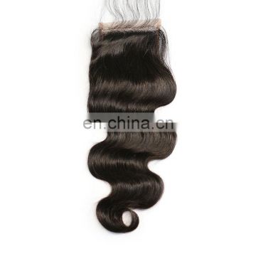 Raw indian hair frontal body wave cheap lace closure