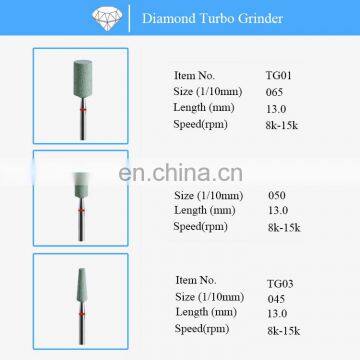 Dental diamond zirconia ceramic polishing turbo grinder