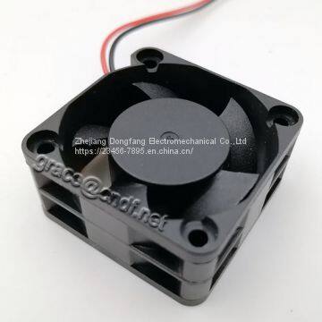 CNDF Plastic Case TF4020HS12 dc Brushless Fan 40x40x20mm High Speed 12VDC With High Speed 7000rpm Use for Machine Cooling photo-4