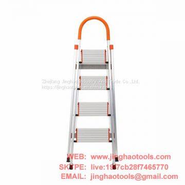 4 Step Aluminum Ladder Folding Platform Stool