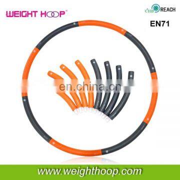 weight  hoop, plastic hula ring, detachable hula ring 1.8KG WH-031