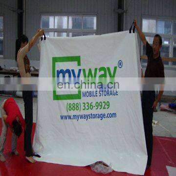 Printing logo 600g/m2 PVC coated pallet cover