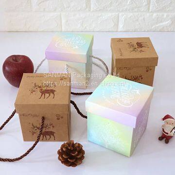 Paper Gift Kraft Empty Package Box photo-4