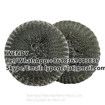 Kitchen Cleaning Ball Wire Mesh Scourer Making Machine photo-2