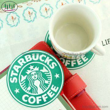 Environmentally Friendly Absorbent Round Paper Coasters photo-2