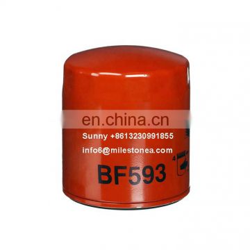 Diesel engine parts fuel filter bf593 for truck