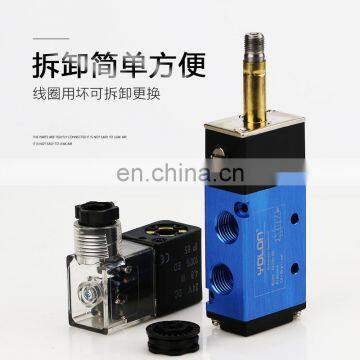 5/2 Way Double Acting Cylinder Direction Pneumatic Control Solenoid Valve photo-3