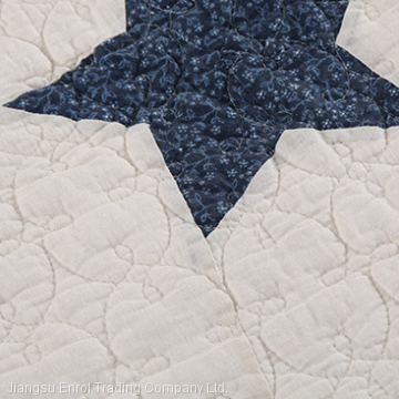 American Cotton Patchwork Bedspread 3pcs Set photo-4