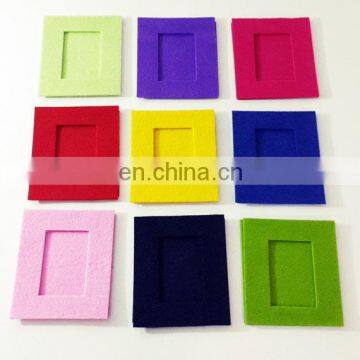 Customized Die Cut Felt Frames for Photo Prop on Milestone Baby Blanket photo-3