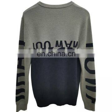 DiZNEW OEM Mens Wool Sweater Jacquard Pullover Sweaters For Man photo-2