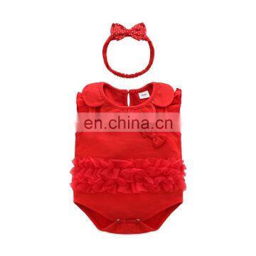 Female baby one hundred days clothing summer baby princess triangle dress jumpsuit