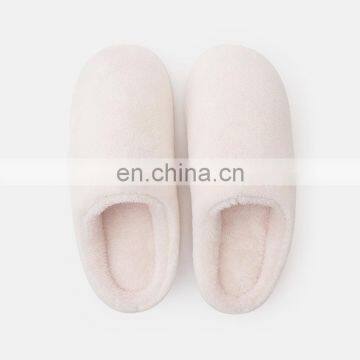 Womens Unisex Coral Fleece Slide On Couple Home House Slipper With Memory Foam