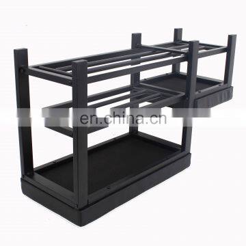 Customized Factory Wholesale Folding Shoe Rack With Metal Feet Legs and PVC Storage Foldable Stool for Entrance photo-4
