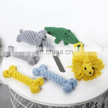 Manufactory Wholesale TPR Cotton Rope Chew Pet Dog Ball Toy Set Packs For Dogs