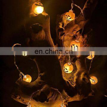 Halloween Decoration Battery Operated Pumpkin Marquee String Light For Decoration