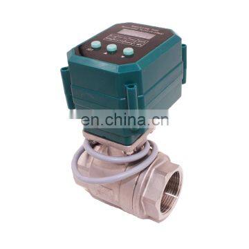 DN50 Stainless Steel UPVC Thread Motorized Electric Ball Valve