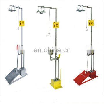 Safety Lab Fitting Emergency shower Double outlet eye wash basin