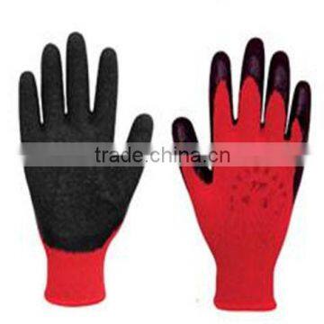 latex coated palm glove crinkle finish EN388