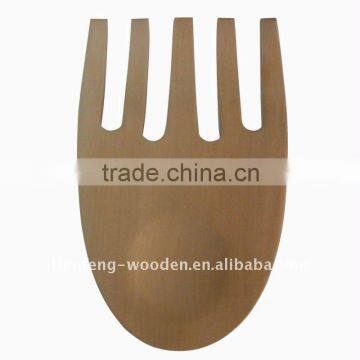 wooden salad hand