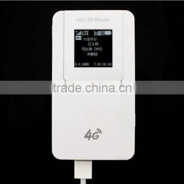 Global Network LTE TDD FDD hot sale 4g modem wifi router with power bank function