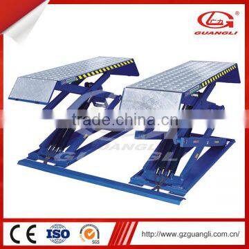 CE Certification and Double Cylinder Hydraulic Lift Type scissor car lift