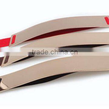 Metal mirror fashion lady elastic belt