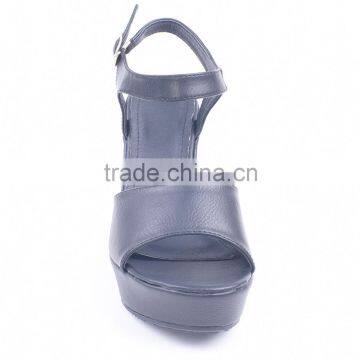 Latest Ladies Slippers Shoes and China Wholesale High Wedge Barefoot Ankle Sandals photo-3