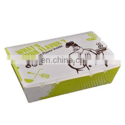 Disposable non window kraft paper deli boxes 20cm